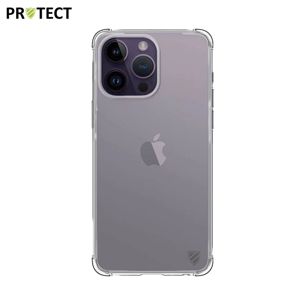 Coque Silicone Renforcée PROTECT pour Apple iPhone 14 Pro Max Transparent — vue 2