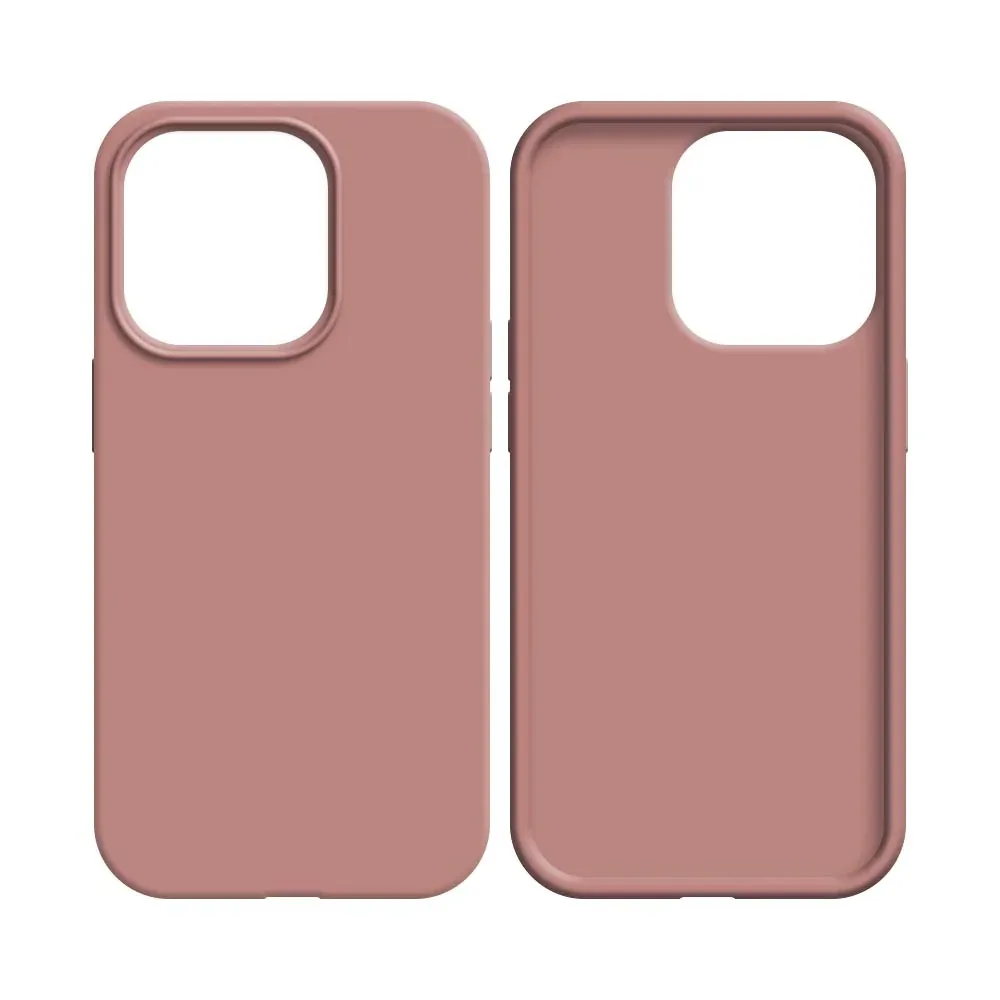 Coque Silicone Compatible pour Apple iPhone 15 Pro Rose