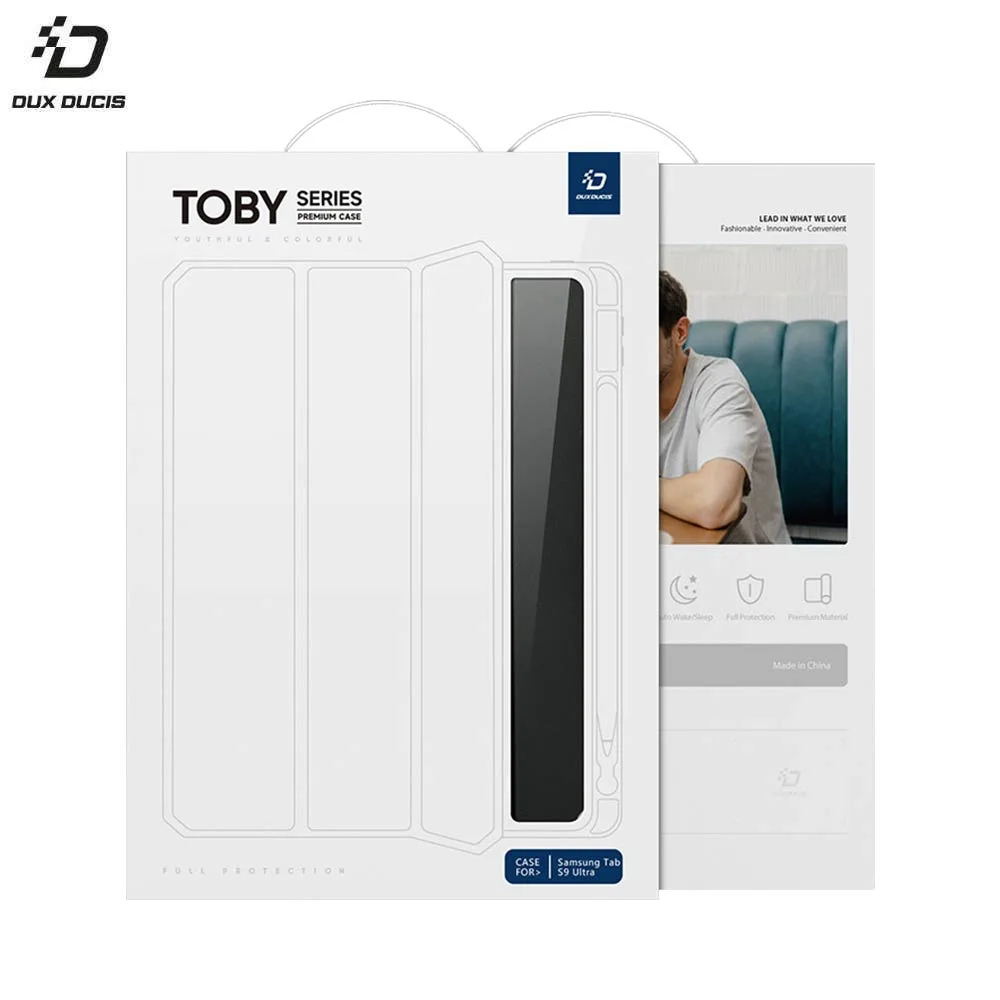 Housse de Protection Toby Dux Ducis pour Samsung Galaxy Tab S9 Ultra Wi-Fi X910 & S9 Ultra 5G X916 Bleu — vue 2