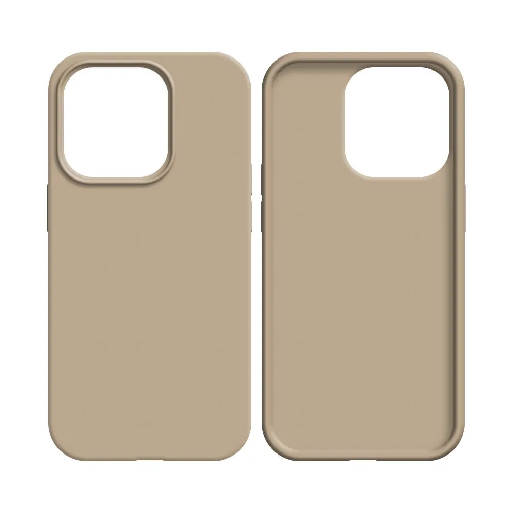Coque Silicone Compatible pour Apple iPhone 15 Pro Rose Gold — vue 2