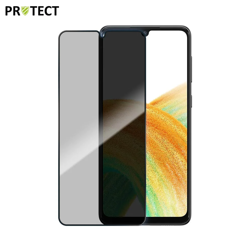 Verre Trempé PRIVACY PROTECT pour Samsung Galaxy A33 5G A336 Transparent