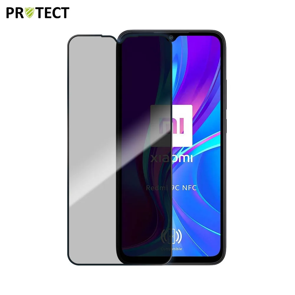 Verre Trempé PRIVACY PROTECT Xiaomi Redmi 9C NFC Transparent