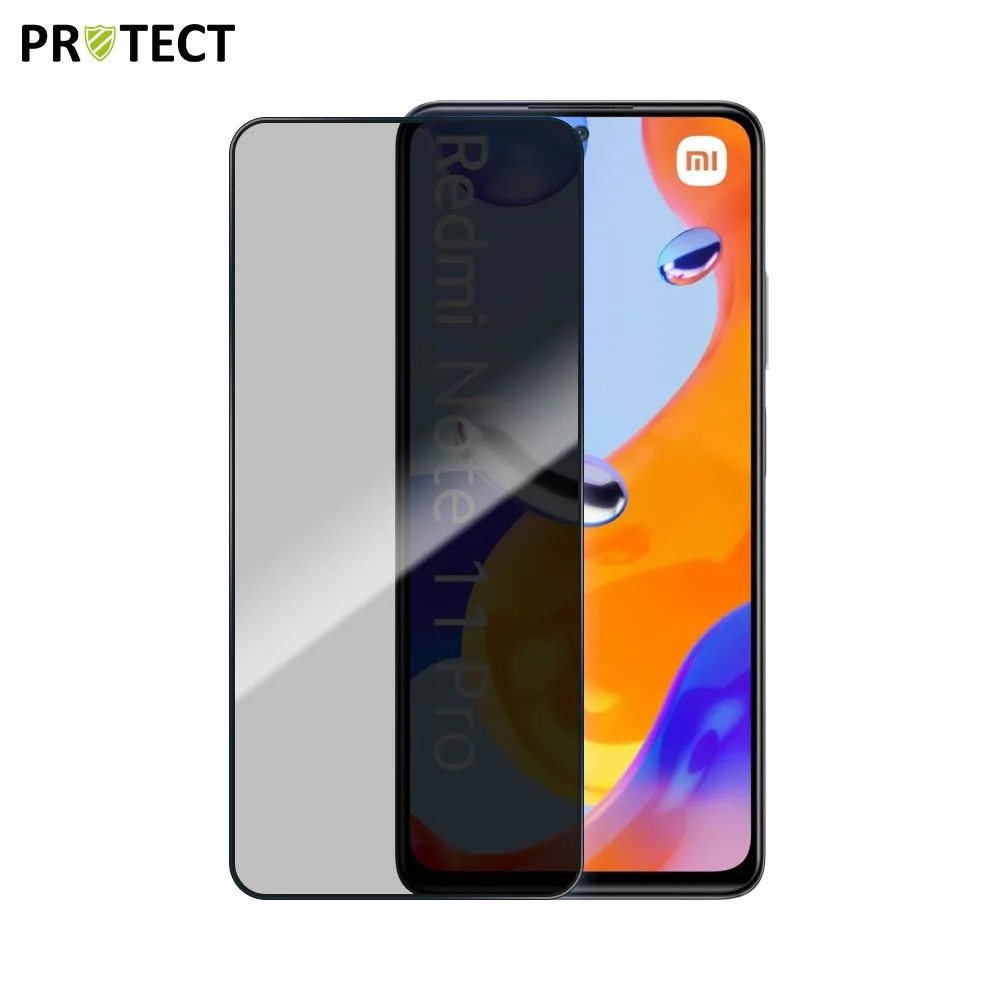 Verre Trempé PRIVACY PROTECT Xiaomi Redmi Note 11 Pro 4G & 11 Pro 5G Transparent