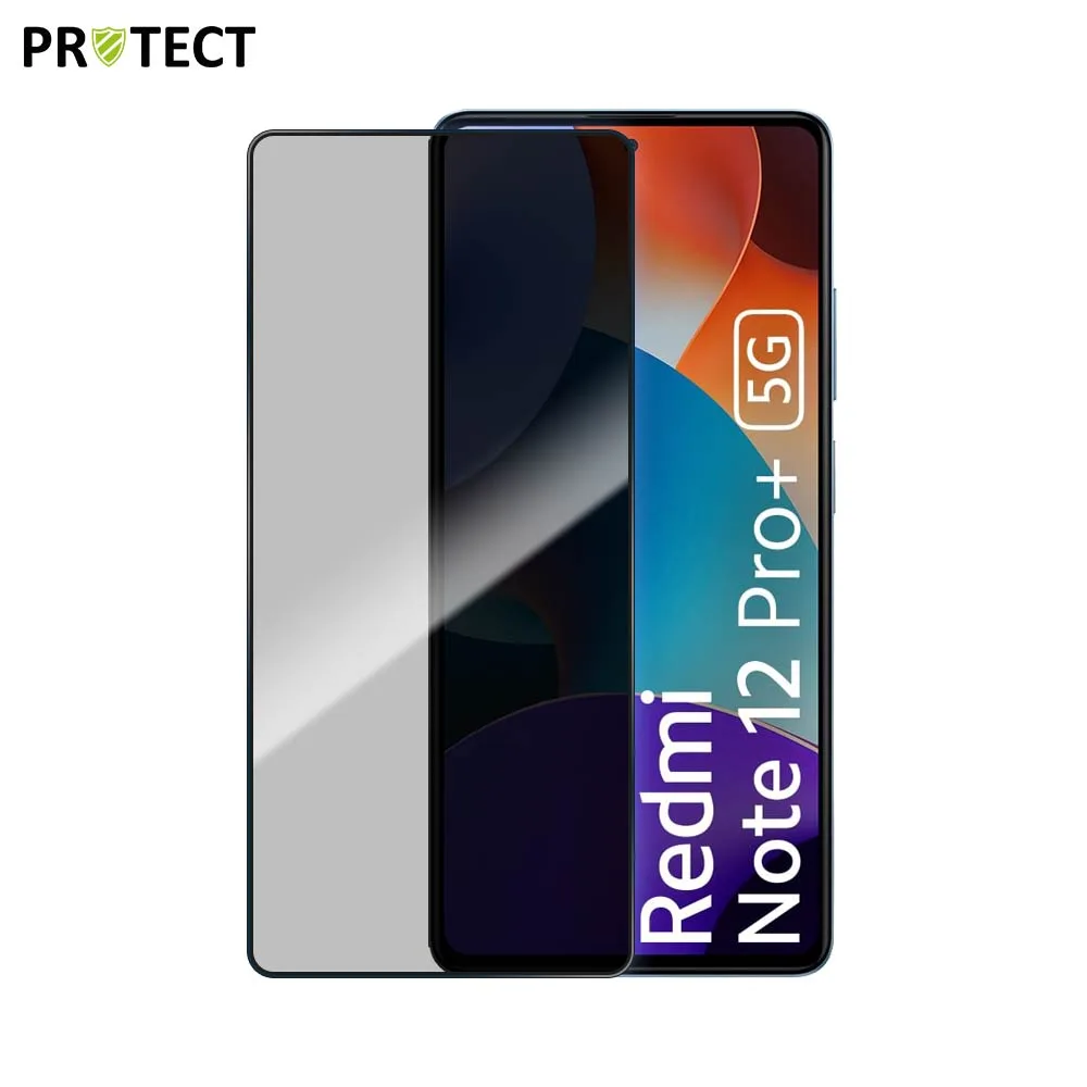 Verre Trempé PRIVACY PROTECT Xiaomi Redmi Note 12 Pro+ 5G Transparent