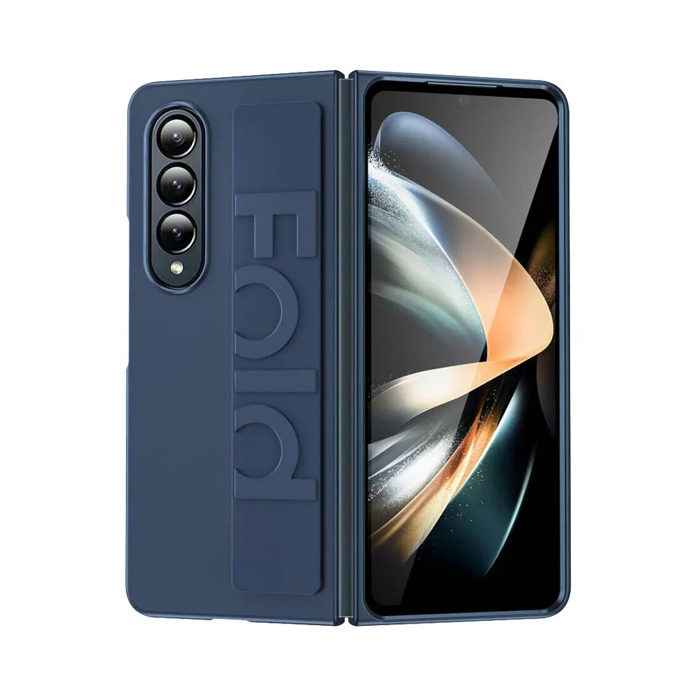 Coque de Protection avec Lanière Z-FO2 Samsung Galaxy Z Fold 4 5G F936 Bleu