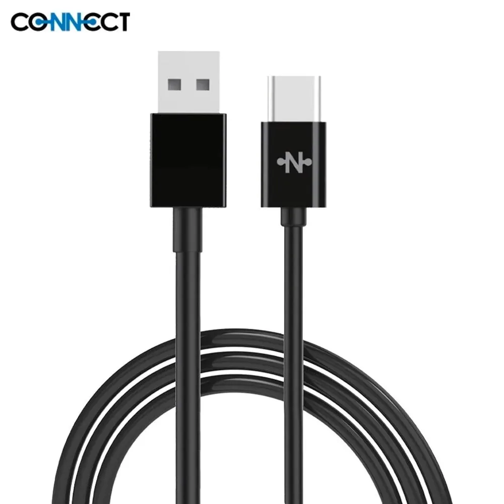 Câble Data USB vers USB-C CONNECT 20W (2m) Noir