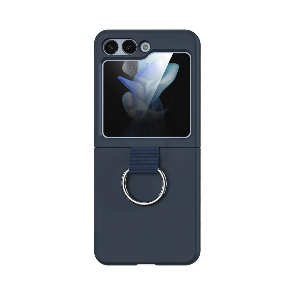 Coque de Protection avec Anneau Z-FL2 Samsung Galaxy Z Flip 5 5G F731 Bleu