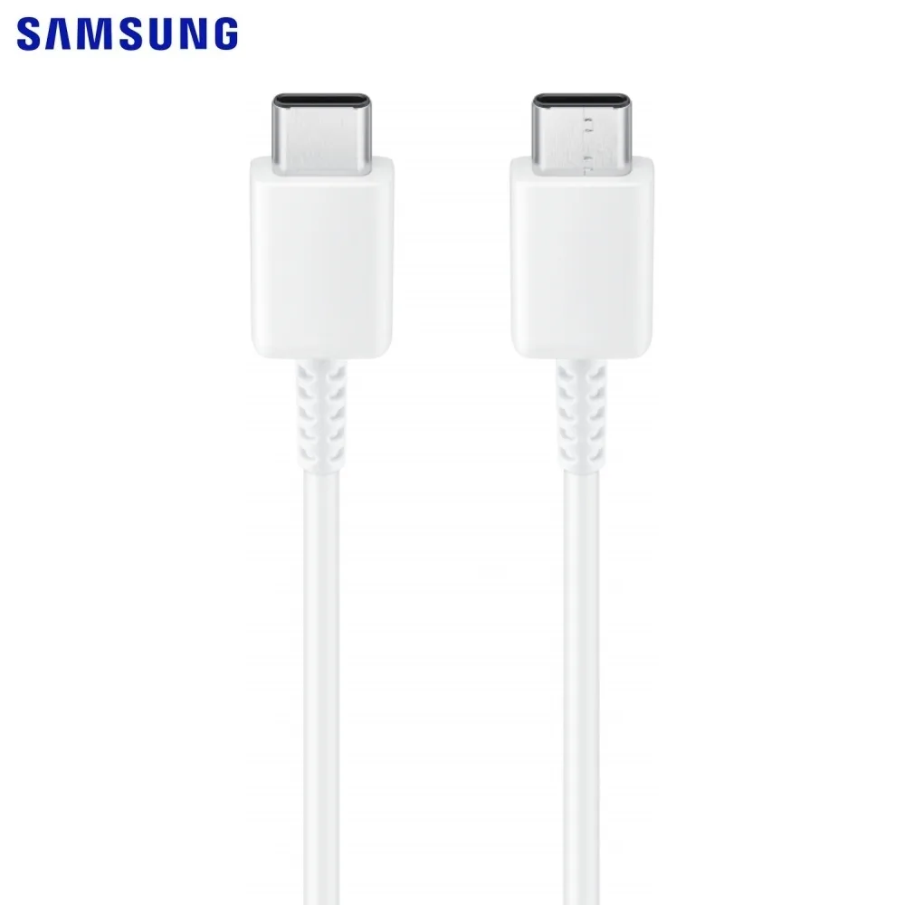 Câble Data USB-C vers USB-C Samsung 25W 3A 1.8m Bulk Blanc