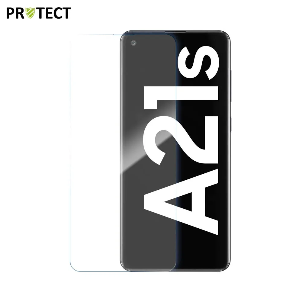 Pack Verre Trempé Classique PROTECT pour Samsung Galaxy A21S A217F x10 Transparent