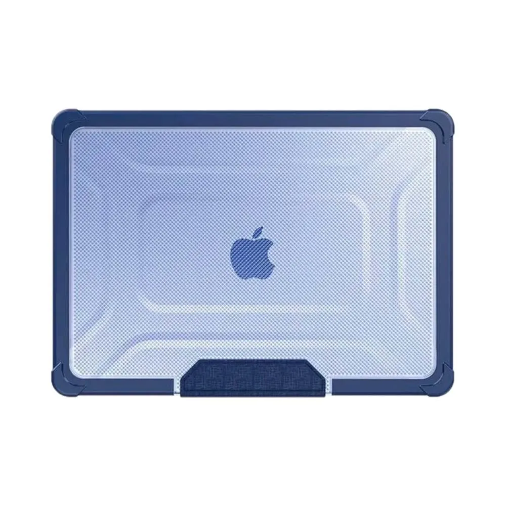 Coque de Protection Renforcée avec Support Apple MacBook Pro 14" A2442 & A2779 Bleu Marine