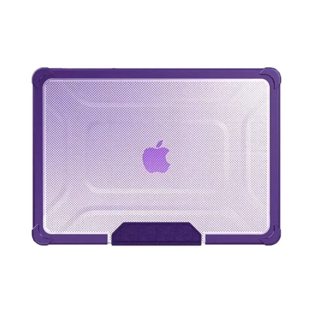 Coque de Protection Renforcée avec Support Apple MacBook Air M2 13" A2681 Violet