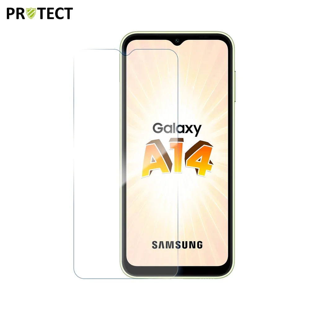 Verre Trempé Classique PROTECT pour Samsung Galaxy A14 5G A146P Transparent