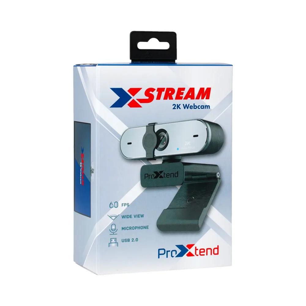 Webcam ProXtend pour Acer Liquid S1 Duo S510 fr NJKLMO XSTREAM 2K Argent — vue 3