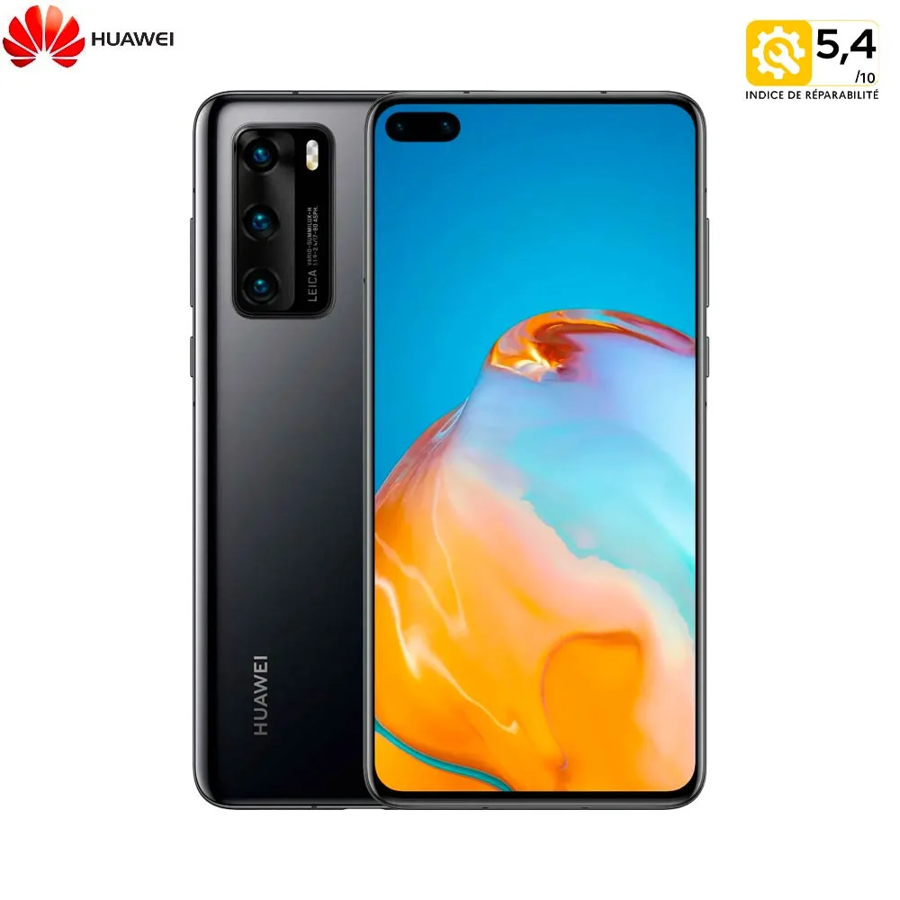 Smartphone Huawei P40 128GB NEUF (Boîte & Accessoires) Noir