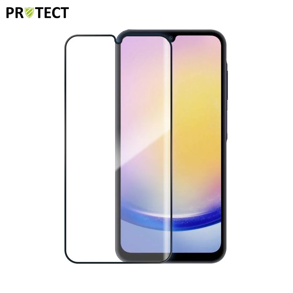 Verre Trempé Intégral PROTECT Samsung Galaxy A24 4G, A25 5G, A15 5G& A15 4G Noir