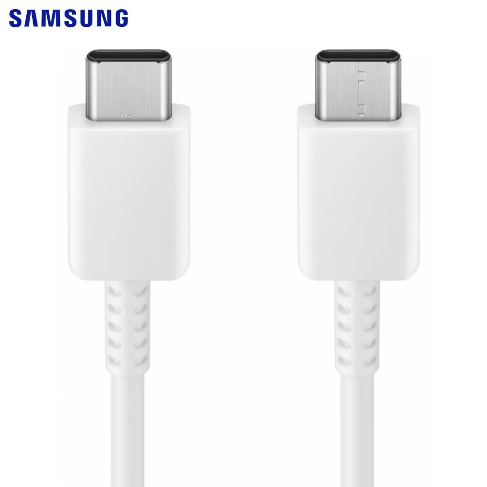 Câble Data USB-C vers USB-C Samsung 25W 3A (1m) Bulk Blanc