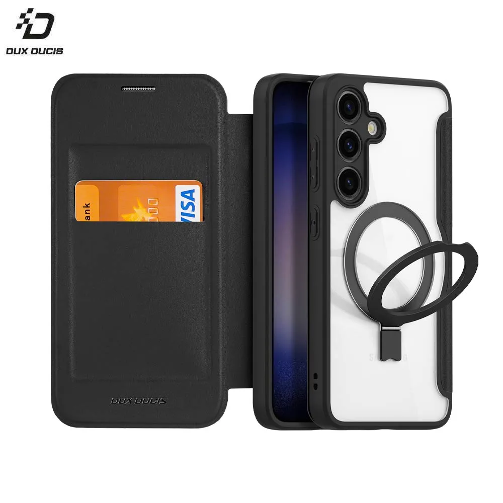 Housse de Protection Skin X Pro Dux Ducis pour Samsung Galaxy S24 Plus 5G S926 (with Magnetic Stand) MagSafe Noir