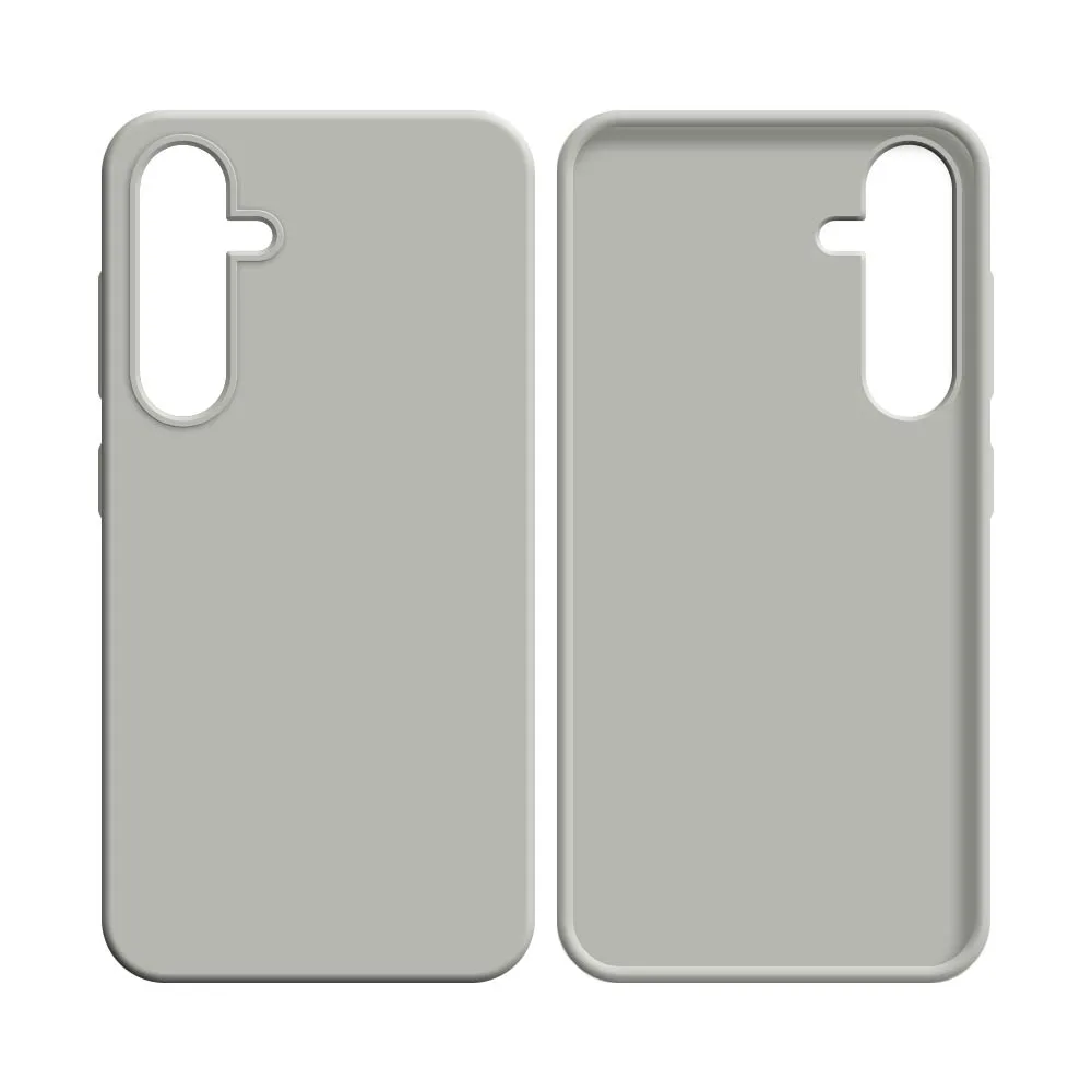 Coque Silicone Compatible pour Samsung Galaxy S24 5G S921 Blanc