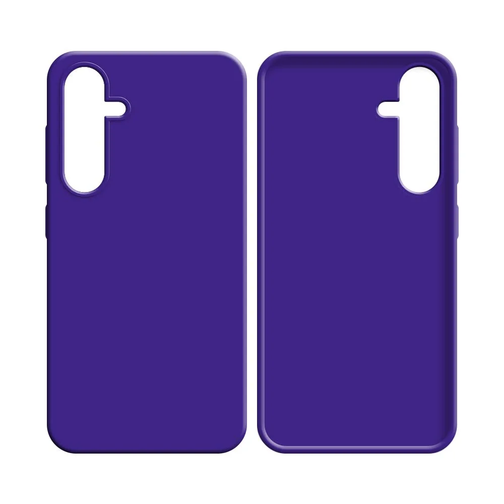 Coque Silicone Compatible pour Samsung Galaxy S24 5G S921 Mauve