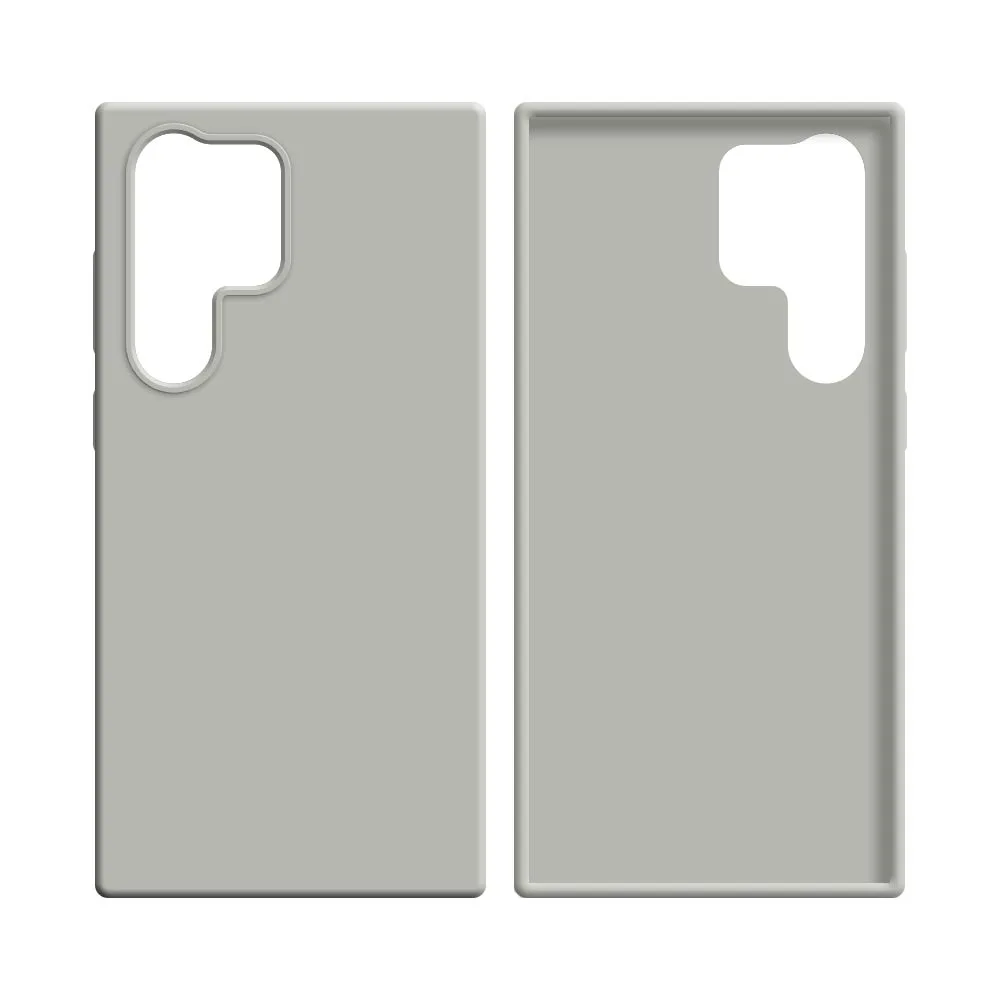 Coque Silicone Compatible pour Samsung Galaxy S24 Ultra 5G S928 Blanc — vue 2