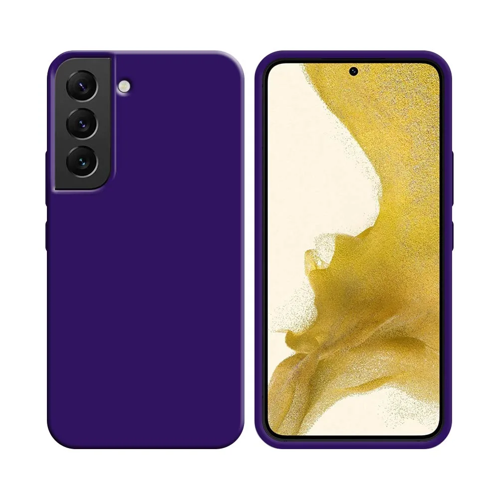 Coque Silicone Compatible pour Samsung Galaxy S22 Plus S906 Mauve