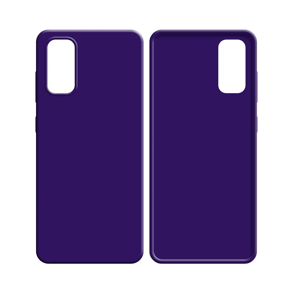 Coque Silicone Compatible pour Samsung Galaxy S20 G980 & S20 5G G981 Gris — vue 2