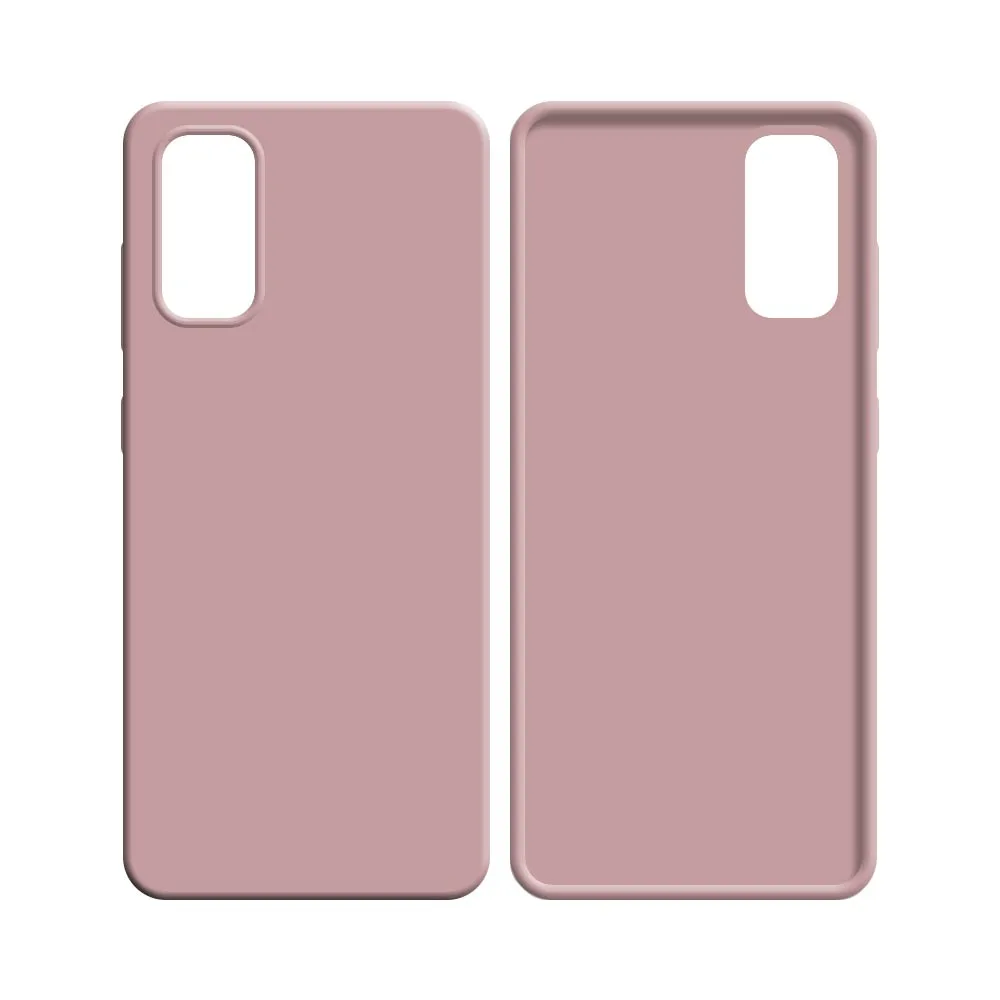 Coque Silicone Compatible pour Samsung Galaxy S20 FE 5G G781 & S20 FE 4G G780 Rose