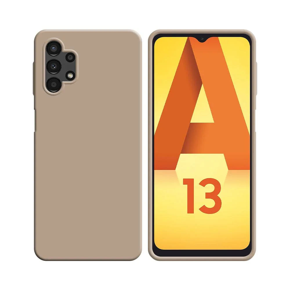 Coque Silicone Compatible pour Samsung Galaxy A13 4G A135 Rose Gold