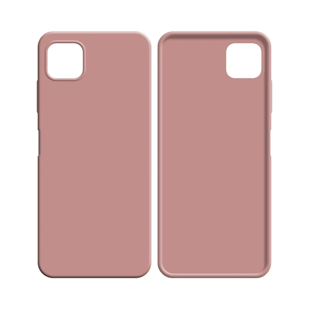 Coque Silicone Compatible pour Samsung Galaxy A12 A125 & M12 M127 Rose — vue 2