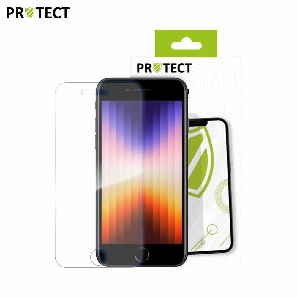 Verre Trempé Classique PROTECT pour Apple iPhone 6, 6S, 7, 8, SE 2 & SE 3 Transparent — vue 2