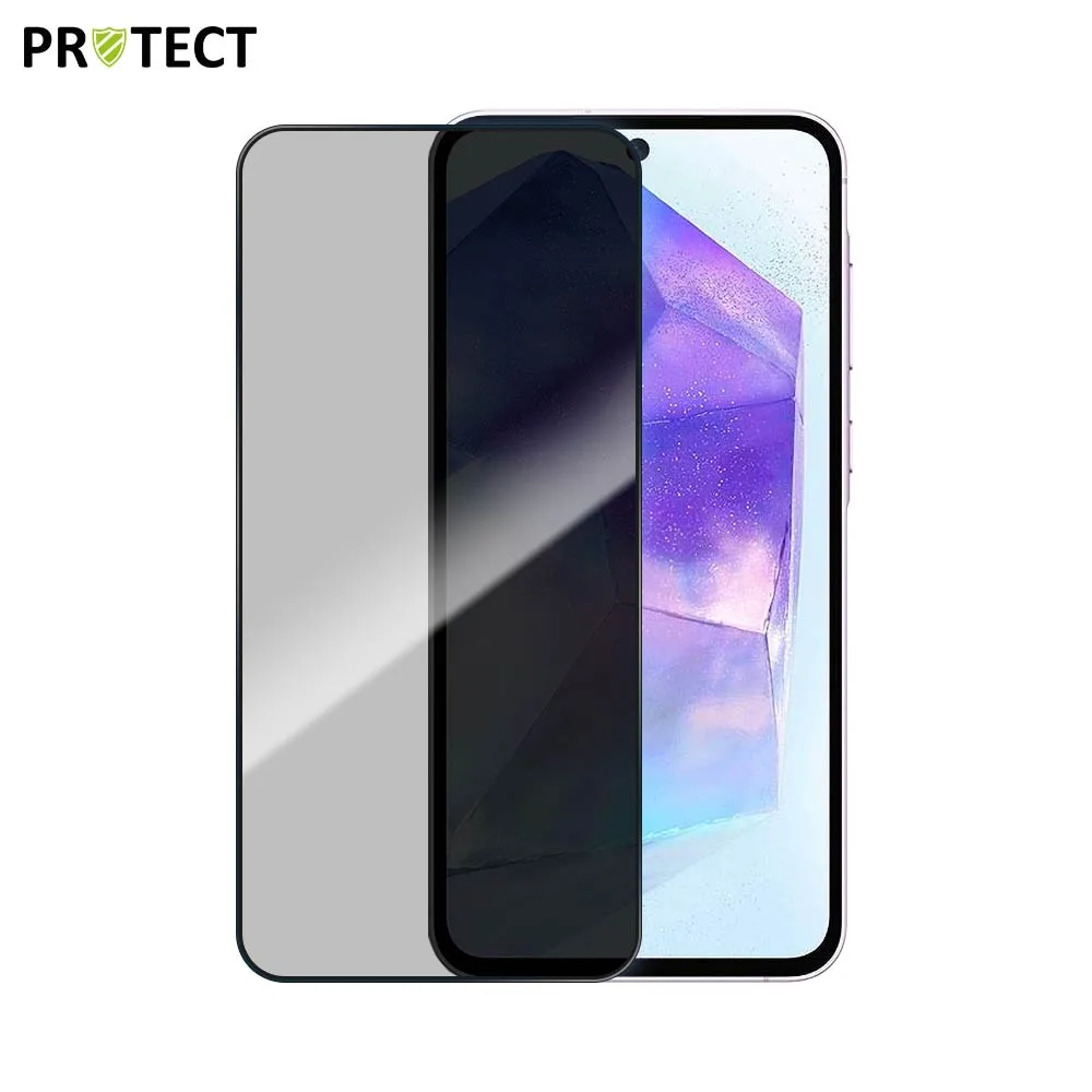 Verre Trempé PRIVACY PROTECT pour Samsung Galaxy A35 5G A356 Transparent