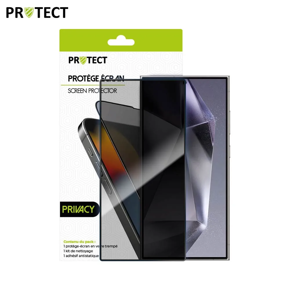 Verre Trempé PRIVACY PROTECT pour Samsung Galaxy S24 Ultra 5G S928 Transparent — vue 2