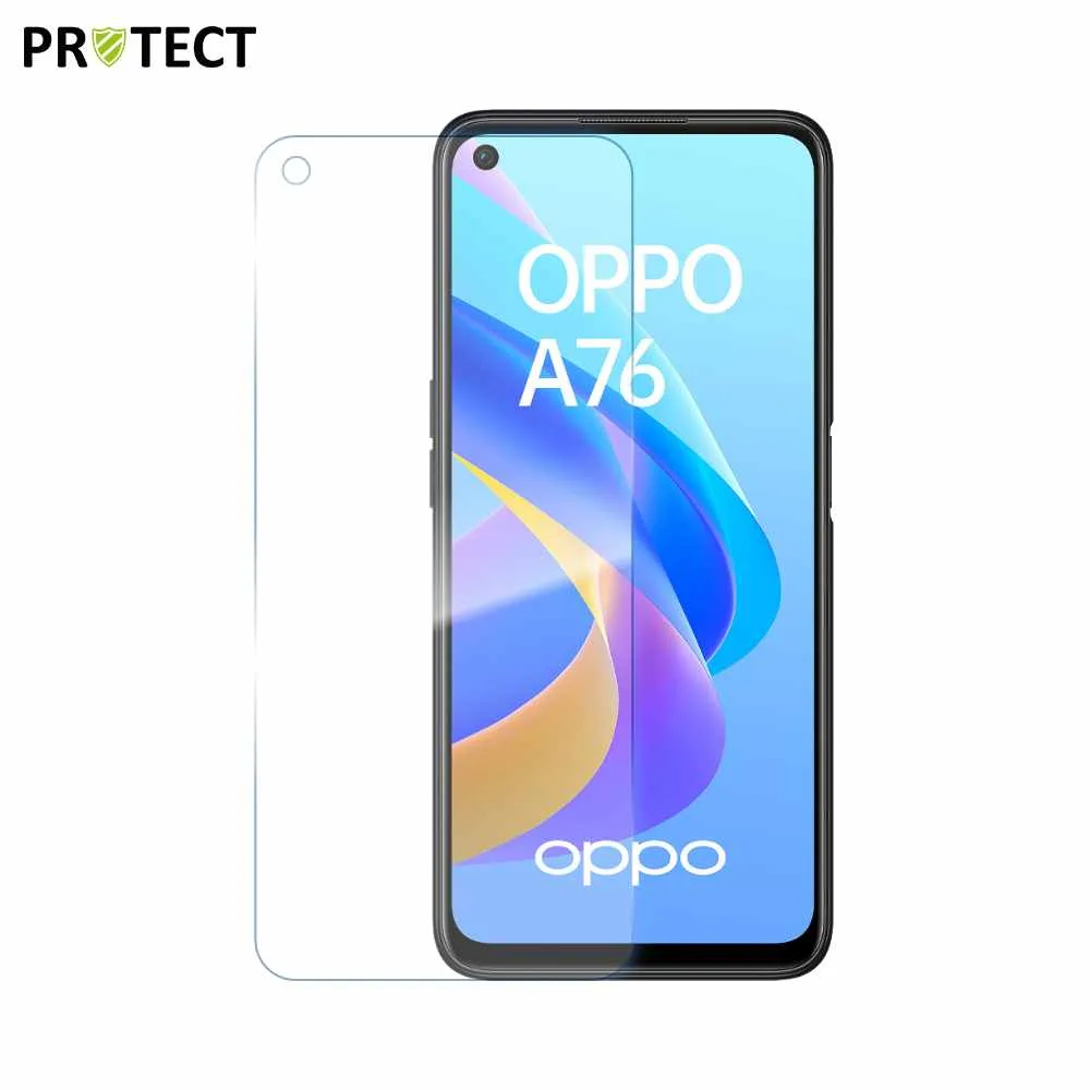 Verre Trempé Classique PROTECT pour OPPO A76 4G Transparent