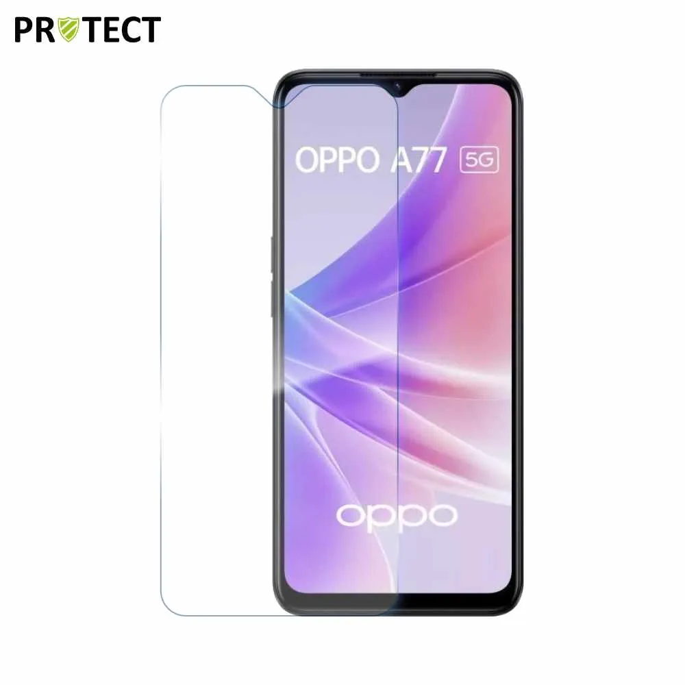 Verre Trempé Classique PROTECT pour OPPO A77 5G Transparent