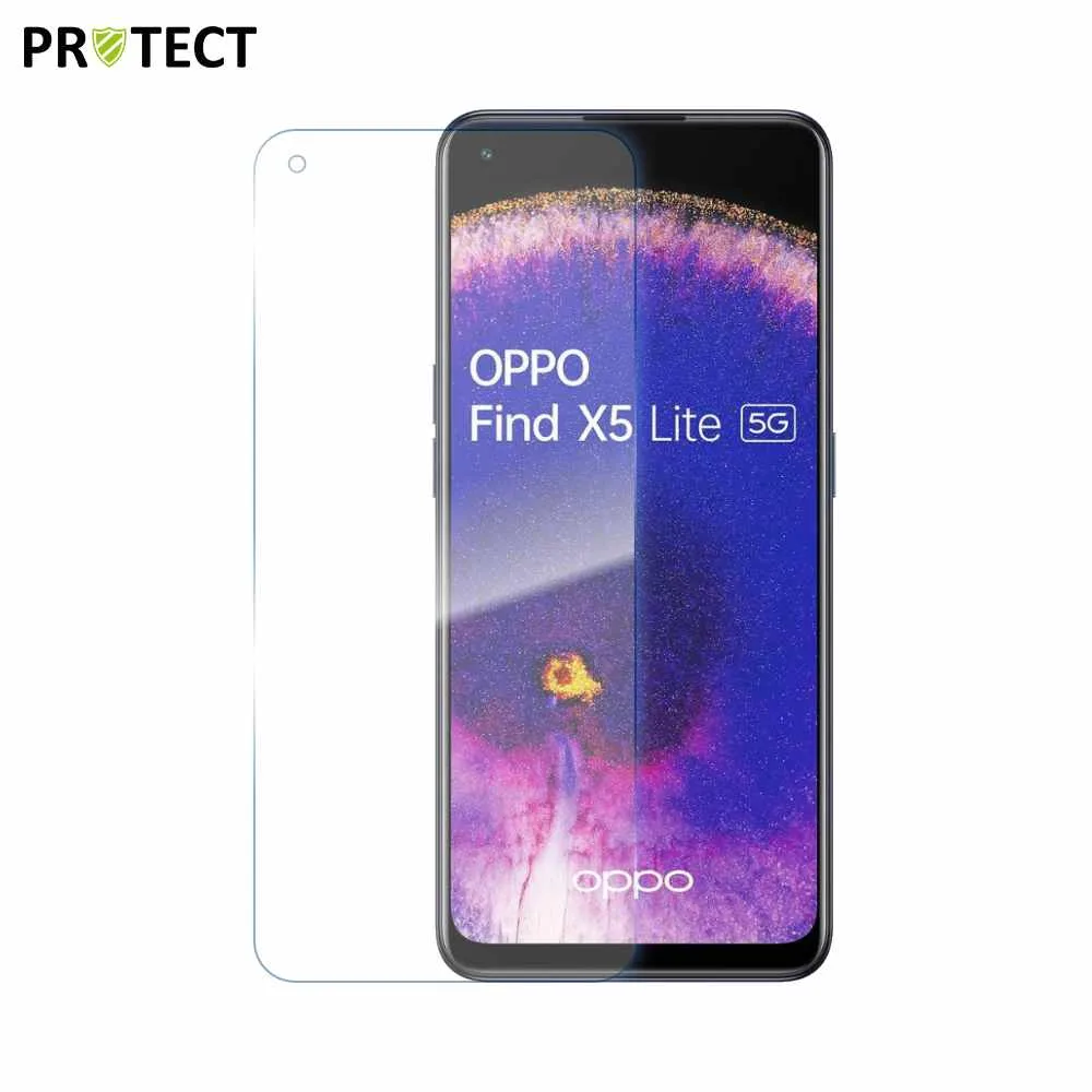 Verre Trempé Classique PROTECT pour OPPO Find X5 Lite & Reno 7 5G Transparent
