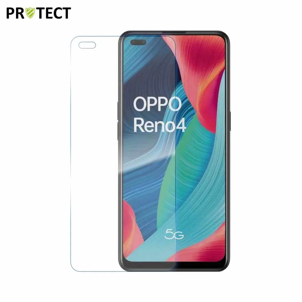 Verre Trempé Classique PROTECT pour OPPO Reno 4 5G Transparent