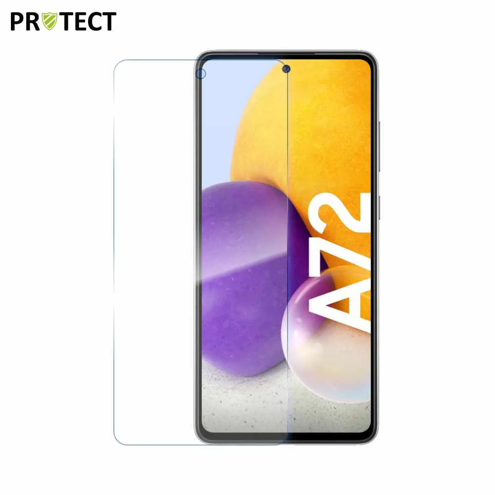 Verre Trempé Classique PROTECT pour Samsung Galaxy A72 4G A725 & A72 5G A726 Transparent — vue 2