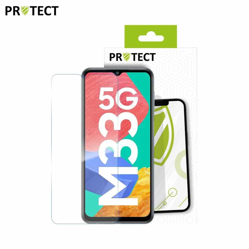 Verre Trempé Classique PROTECT pour Samsung Galaxy M33 5G M336 Transparent — vue 2