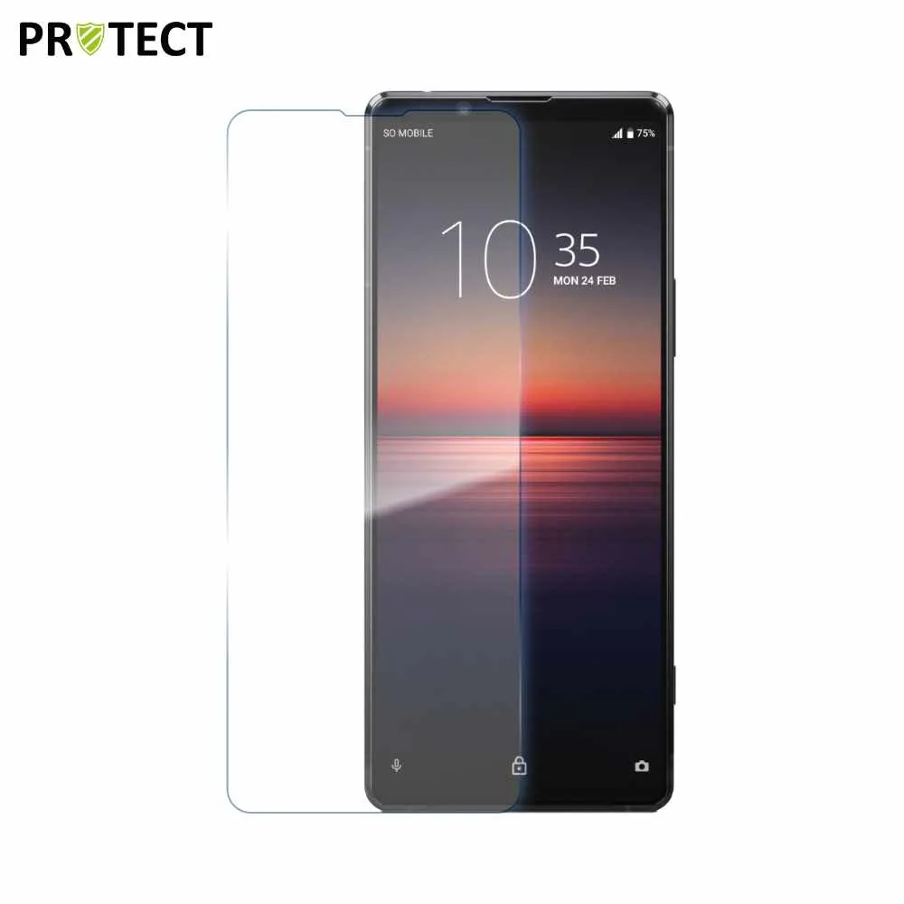 Verre Trempé Classique PROTECT pour Sony Xperia 1 II Transparent