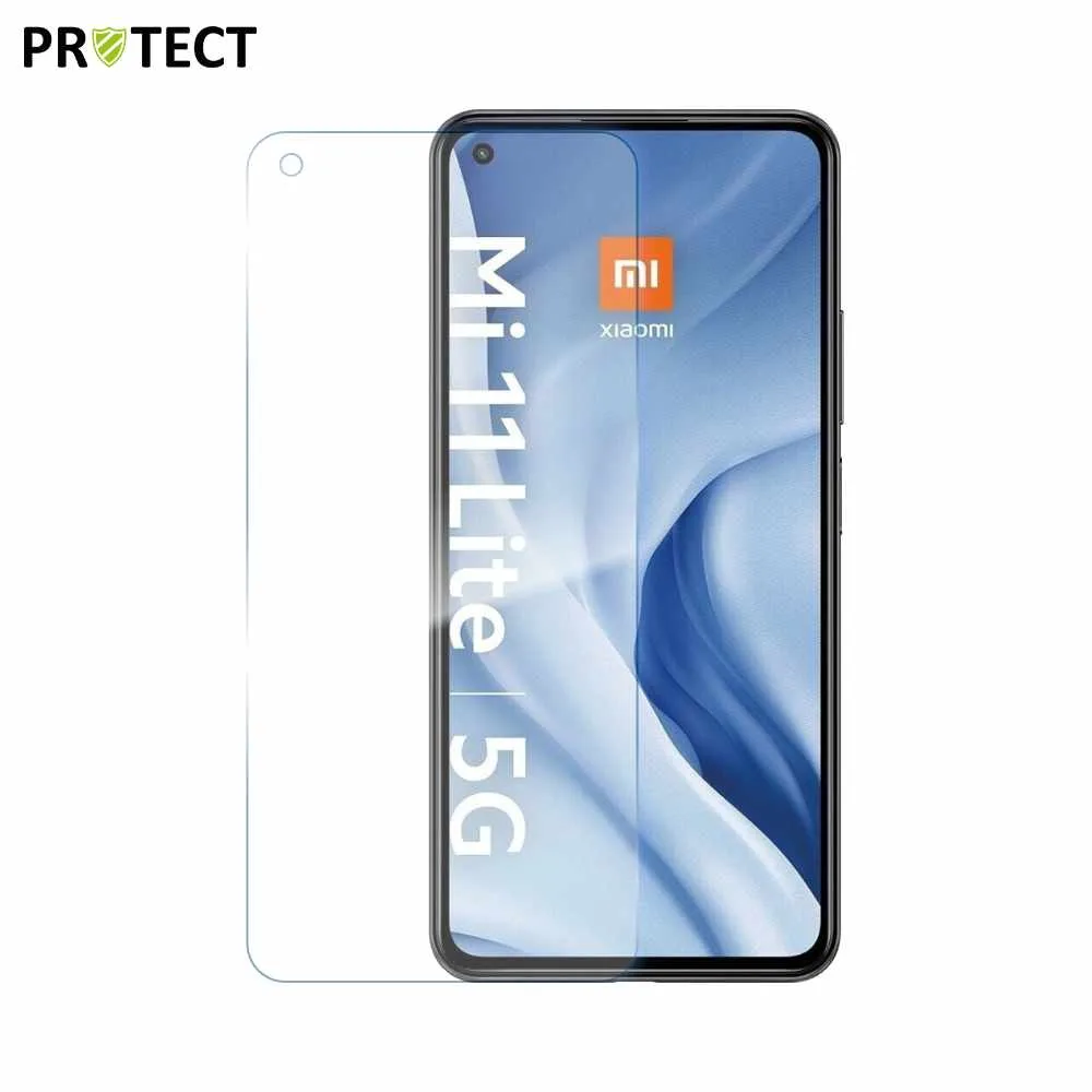 Verre Trempé Classique PROTECT pour Xiaomi Mi 11 Lite 4G & 5G Transparent