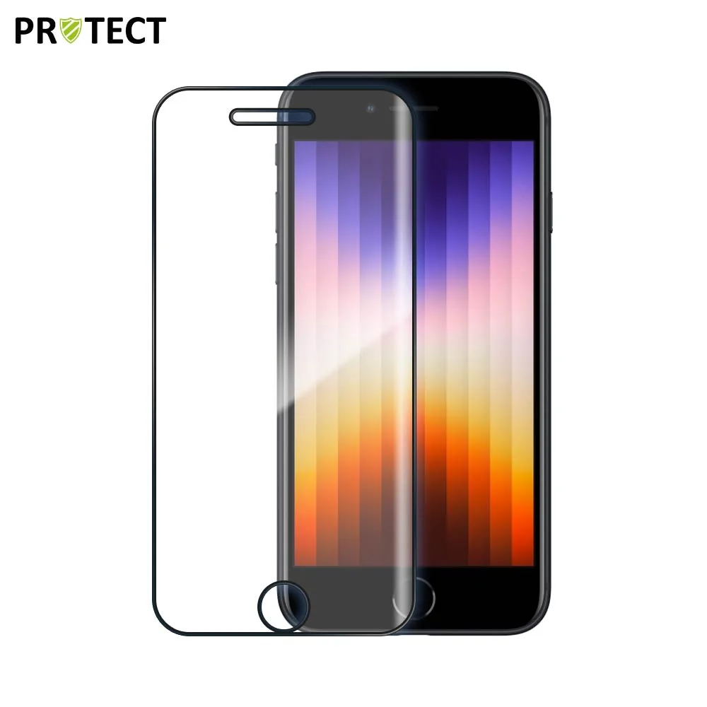 Verre Trempé Intégral PROTECT pour Apple iPhone SE 2 & SE 3 Noir
