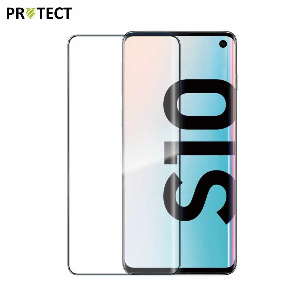Verre Trempé Intégral PROTECT Samsung Galaxy S10 Noir