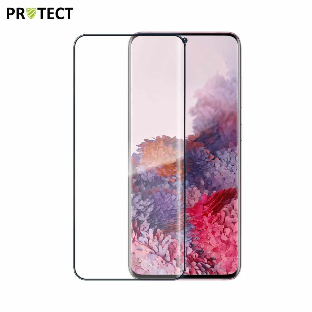 Verre Trempé Intégral PROTECT pour Samsung Galaxy S20 G980 & S20 5G G981 Noir