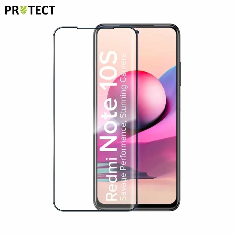 Verre Trempé Intégral PROTECT pour Xiaomi Redmi Note 10S Noir
