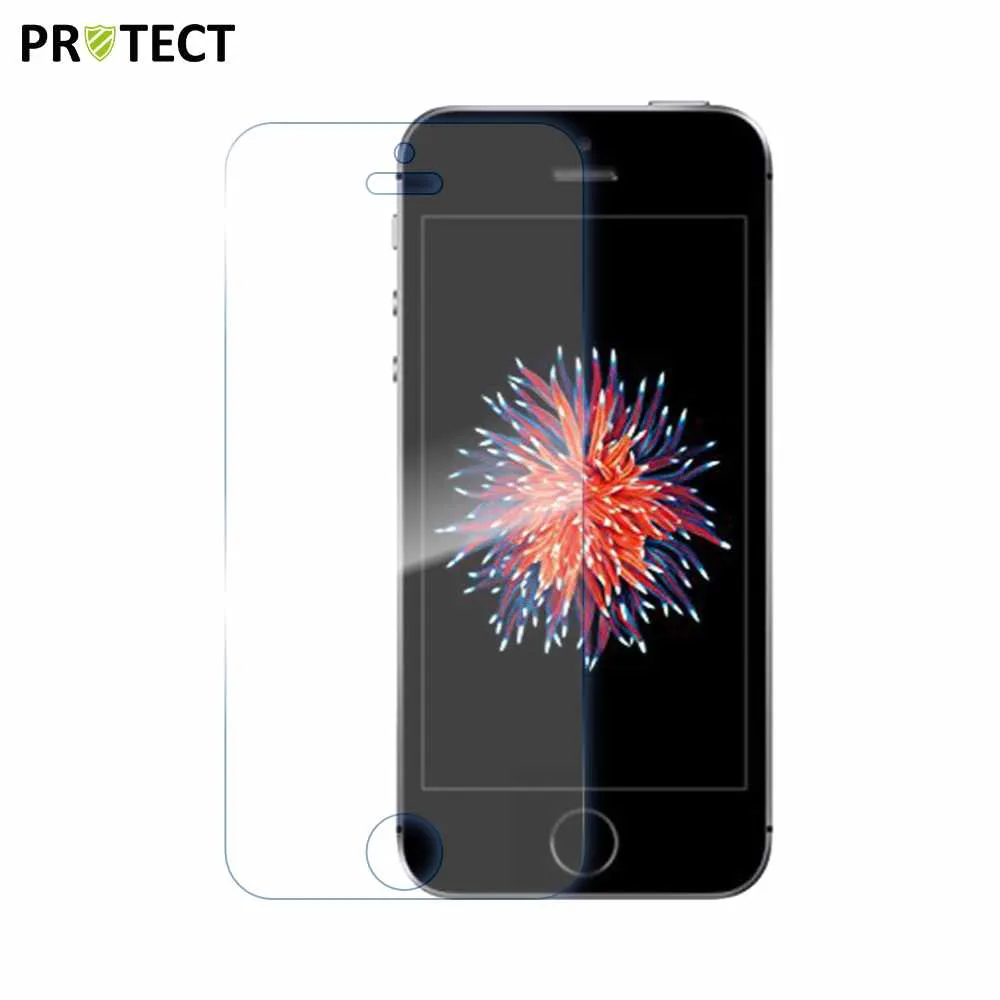 Pack Verre Trempé Classique PROTECT Apple iPhone 5S & SE (1er Gen) x10 Transparent