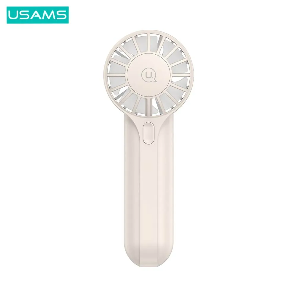 Mini Ventilateur Portable Usams ZB288 High Speed Handheld Mini Fan 1200mAh Beige