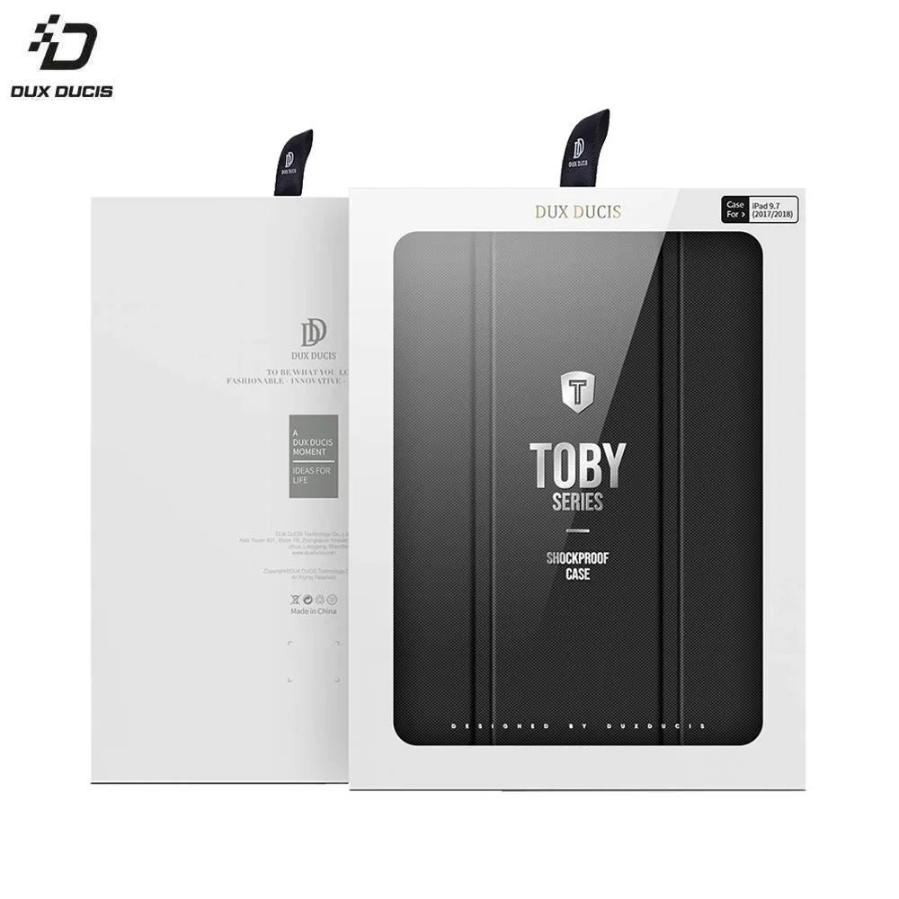 Housse de Protection Toby Dux Ducis pour Apple iPad 6 & 5 A1822, A1823, A1893, A1954 Bleu — vue 2
