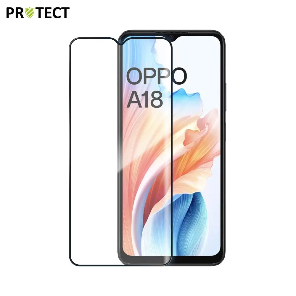 Verre Trempé Intégral PROTECT OPPO A18 Noir