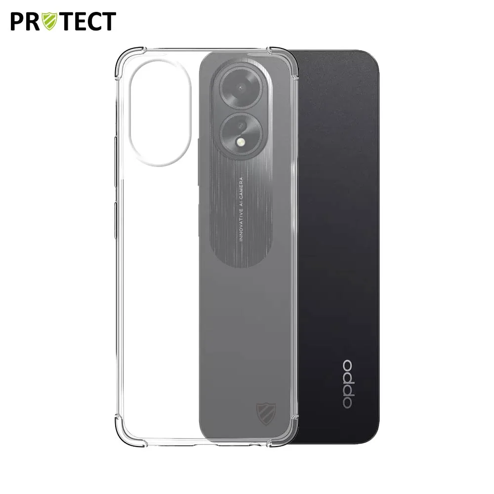 Coque Silicone Renforcée PROTECT pour OPPO A18 Transparent