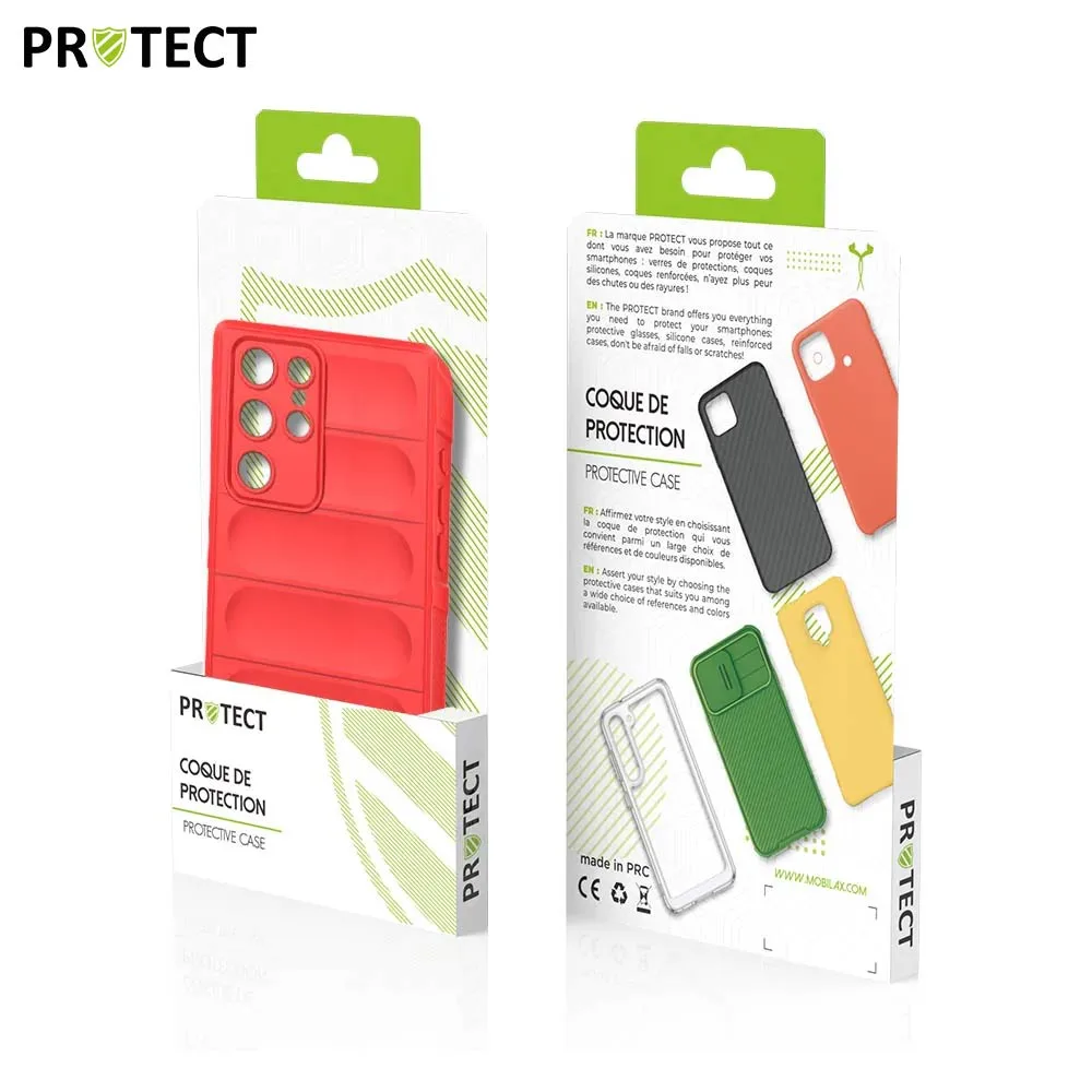 Coque de Protection IX008 PROTECT pour Samsung Galaxy S22 Ultra S908 Rouge — vue 2